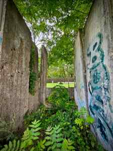 Remains of sections of the Berlin Wall