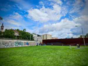 Inside of the Berlin Wall on Bernauer Straße