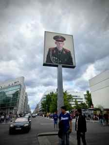 The Light Box installation at Checkpoint Charlie by Frank Thiel