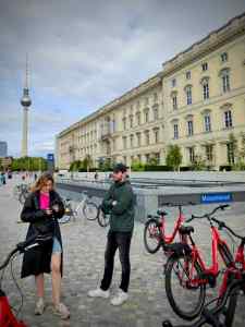 Outside the Humboldt Forum