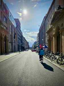 Riding along Mohrenstraße
