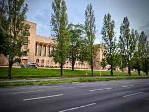 Outside Berlin Tempelhof