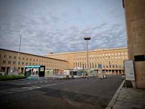 Outside Berlin Tempelhof