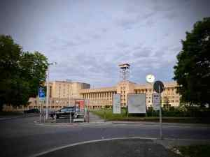 Outside Berlin Tempelhof