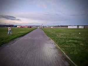 Riding on Tempelhofer Feld