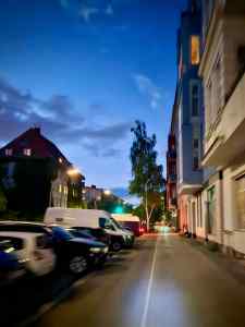 Cycle path on Baerwaldstraße