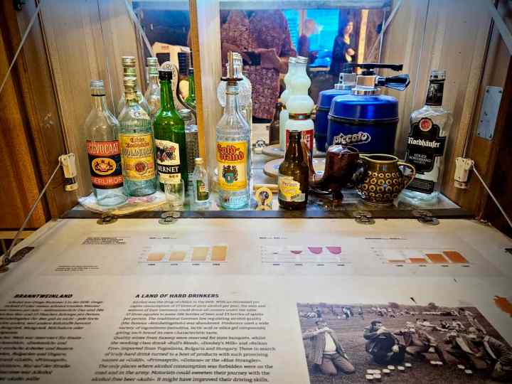 Exhibition about drinking in the DDR