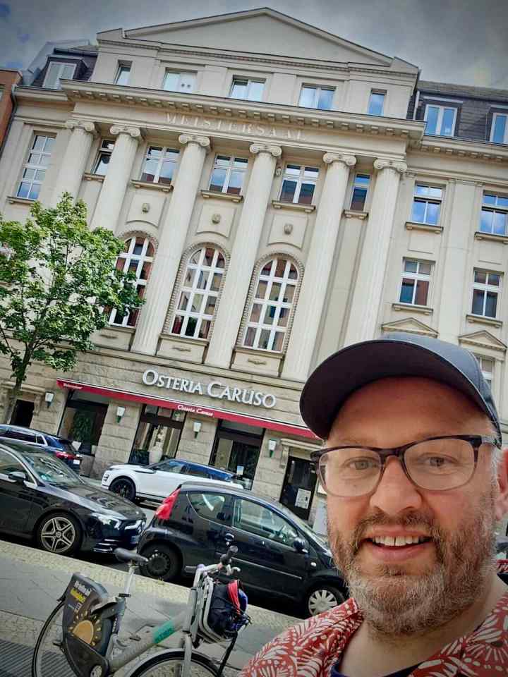 Selfie outside the famous Hansa Studios