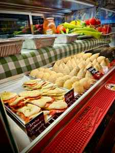 Amici Amici counter featuring arancini