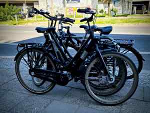 Bikes parked outside Holzmarkt 25