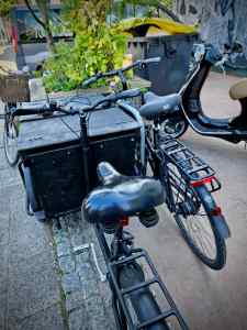 Bikes parked outside Holzmarkt 25