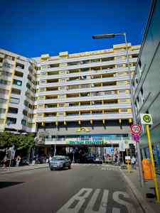 Apartments over the road at Kottbusser Tor