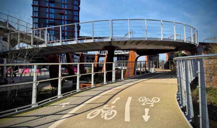 Spiral ramp at Stockport Interchange