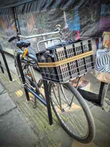 Dutch bike outside Stockport Market