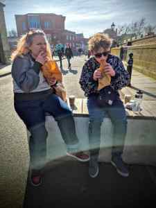 Spot of lunch on Market Place