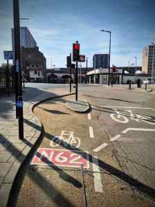 Cycle traffic light for the NCN 62