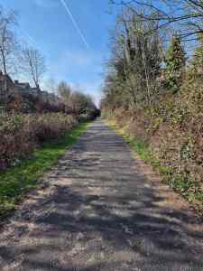 Fallowfield Loop, approaching Ladybarn Lane