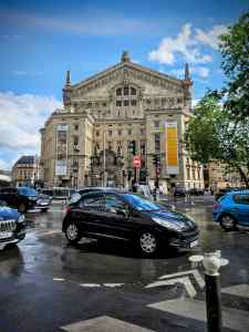 Place Diaghilev and the back of Palais Garnier