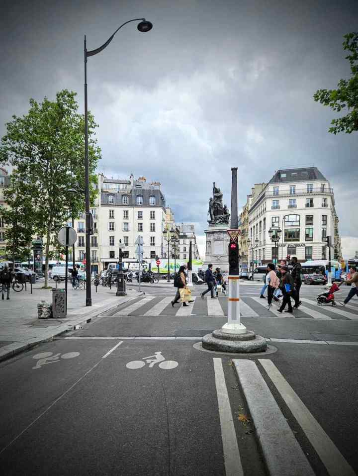 Approaching Place de Clichy