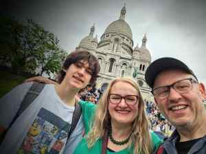 Basilique du Sacré-Cœur selfie