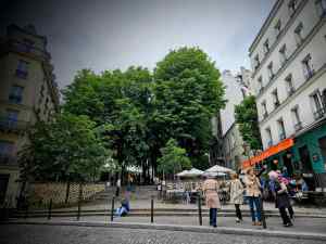 At Place Émile Goudeau