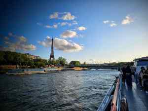 View from our tour tour boat on the Seine