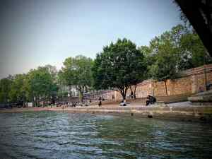 Looking towards the Right Bank, once a traffic sewer