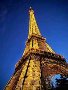 Eiffel Tower at night