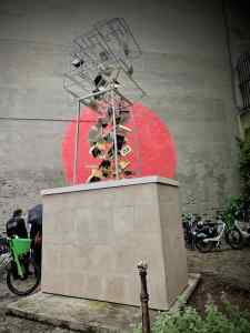 Artwork on Rue Saint-Martin
