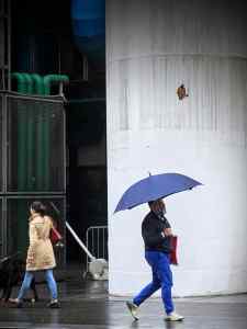 Artwork on one of the The Centre Pompidou's ventilation pipes