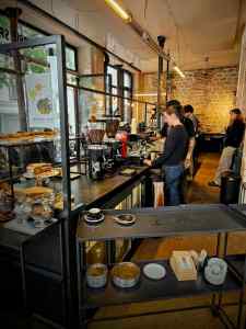 The counter at Partisan Café Artisanal