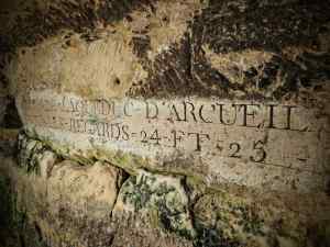 Writing in the Paris Catacombs