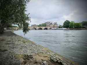 View of Pont Neuf from Port du Louvre