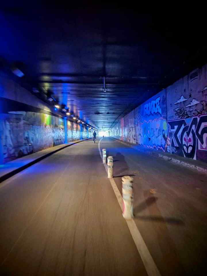 In the Tunnel des Tuileries