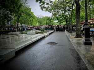 Marché Bastille market stalls
