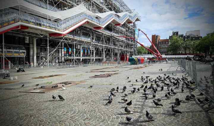 Place Georges Pompidou and Centre Pompidou