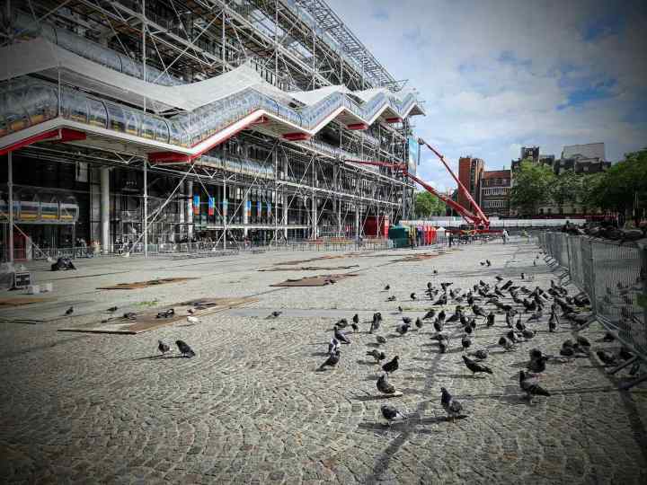 Place Georges Pompidou and Centre Pompidou