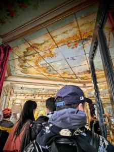 In the queue at Boulangerie Du Pain et Des Idées, interesting ceiling