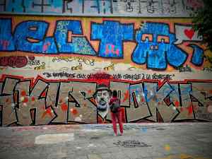 Street art on Quai de Valmy