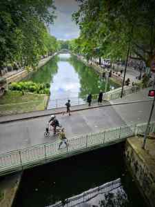 View from a bridge on Canal Saint-Martin