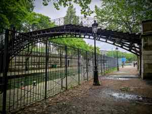 Bridge over the locks