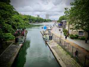 View towards Bassin de la Villette