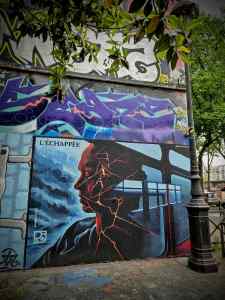 Street art on Rue Henri Noguères