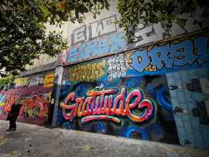 Street art on Rue Henri Noguères