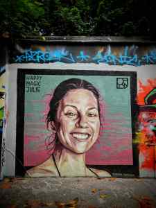 Street art on Rue Henri Noguères