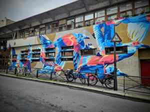 Street art on Rue de la Villette