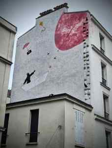 Street art on Rue Henri Chevreau