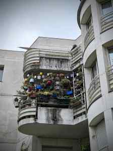 Apartment balcony with lots of plants!