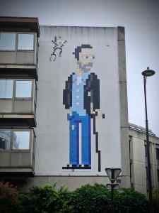 Street art on Boulevard Vincent Auriol