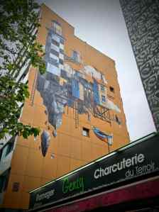 Street art on Boulevard Vincent Auriol